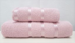 Комплект полотенец (подарочная упаковка) Gulcan SWAN 2 шт. (50x90, 70x140) ПУДРА