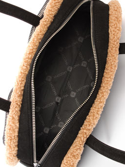 LACCOMA сумка P5659-2-черный эко кожа, искуственный мех полиэстер  фото 5