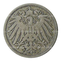 Монета 10 пфеннигов 1896 года A Германия