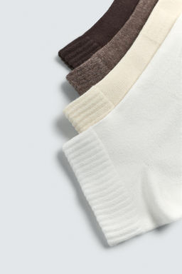4-PACK OF BASIC ANKLE SOCKS - Zara фото 4