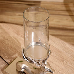 Подсвечник «Олень», 21×11×35 см, алюминий