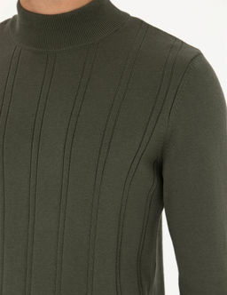 Duman Slim Fit Yar_m Bal_k__ Yaka Triko Kazak - Pierre cardin фото 7