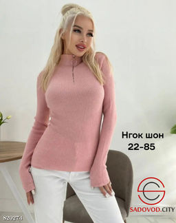 Водолазка женская однотонная