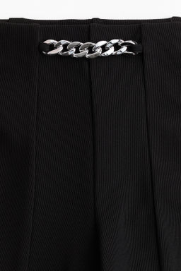 Pantalon acampanado con detalle de cadena - H&m фото 8