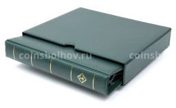 Альбом для монет без листов с защитным шубером формат Optima F Зеленый LEUCHTTURM 312210