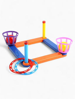 Кольцеброс-Шароброс, 2 шара, 2 кольца, 16.5×35 см, МИКС