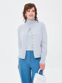 Кардиган вязаный