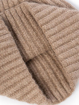 Шапка жен. пух енот+шерсть+виск LB-N88059 taupe - Labbra фото 8