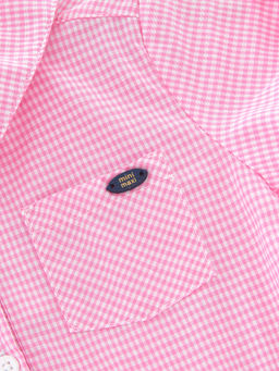 Платье для девочки нарядное UD 2684 клетка розовая - Mini maxi фото 9