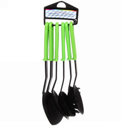 Цена за 2 шт. Набор кухонных принадлежностей 6 шт 31см зеленая ручка