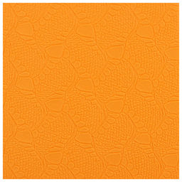 Коврик для фитнеса и йоги Sangh, нескользящий, 183×61×0.6 см, оранжевый, чёрный