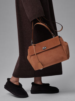 Замшевая сумка Nadi DBR 31356 вуд  фото 8