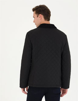 Siyah Kapitone Mont - Pierre cardin фото 5