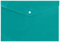 Цена за 2 шт. Пластиковый конверт INFORMAT А4, на кнопке, непрозрачный 150 мкм, зеленый