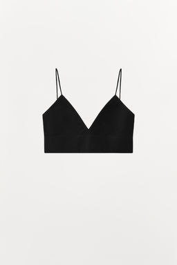 BRALETTE TRIANGULAR SEAMLESS / Negro - Zara фото 8