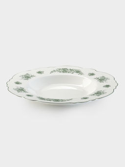 Тарелка глубокая WY Emerald Essence, 200 мл, d=21.5 см, фарфор, белая