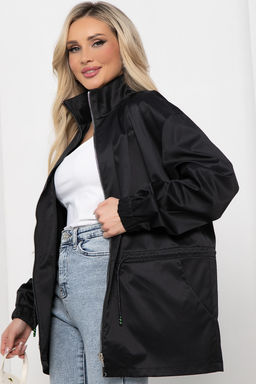 Ветровка Весенний дождь (черная) Б8602 - Lt collection фото 8