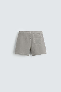 MEDIUM SEERSUCKER SWIMMING TRUNKS - Zara фото 8