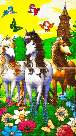 Цена за 6 шт.Полотенца вафельные Символ года