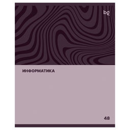 Цена за 2 шт. Тетрадь 48л. SINGLE COLOUR "Информатика" (ТПск48 63786, BG)
