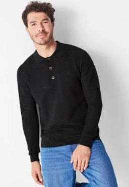 Мужской лонгслив из вязанного трикотажа LIVERGY  фото 5