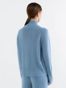 Conso/KJL 230645 - misty blue Свитер женский  фото 6