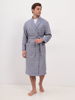 Халат муж. GREG GH-170-3641-синий