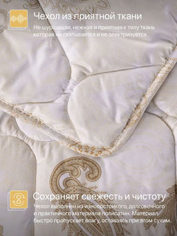 Набор Лебединая нежность одеяло в/с Евро+ подушки 50*70 (2 шт)