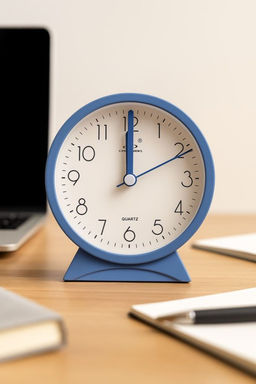 Часы-будильник Morning mood, blue (11,2х10,5 см)