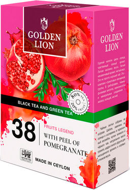 Golden Lion Фрук Лег. 38 черный+зеленый ЦедраГраната 90г