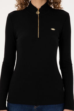 Женский черный свитшот Неожиданная скидка в корзине - U.s. polo assn фото 6