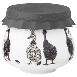 БАНКА LEFARD FAMILY FARM С СИЛИКОНОВОЙ КРЫШКОЙ 9*9*7,5 CM 300 МЛ  фото 2