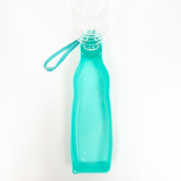 Автопоилка прогулочная с фигурной бутылочкой, 450 мл, бирюзовая - Пижон фото 3