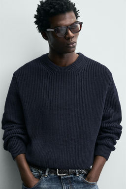 REGULAR FIT COTTON JUMPER - Zara фото 5