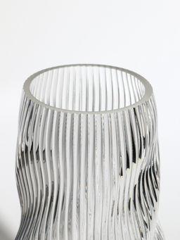 Ваза «Венди», 29×12×10 см, стекло, прозрачная