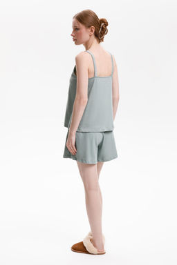 Е 20152/сухой зеленый пижама жен