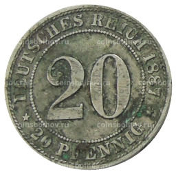20 пфеннигов 1887 года A Германия