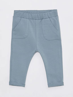 Bisiklet Yaka Uzun Kollu Bask?l? Erkek Bebek Sweatshirt ve Pantolon 2li Tak?m - Waikiki фото 3