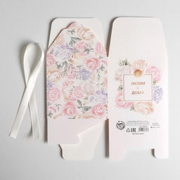 Складная коробка Любви и Добра, 12 12 12 см - Дарите счастье фото 4