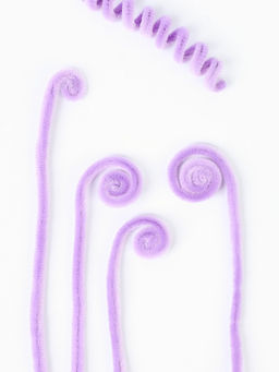 Синельная проволока, набор 100 шт, размер 1 шт 30х0,8 см, цвет сиреневый