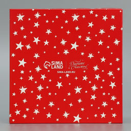 Цена за 5 шт. Коробка для кондитерских изделий с пластиковой крышкой «Сказочного Нового года», 13×13×3 см