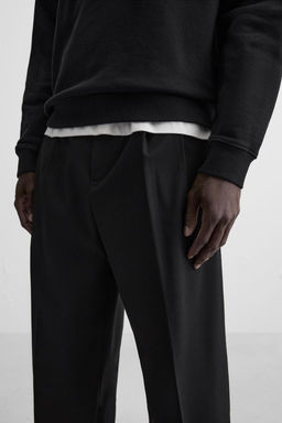 WIDE FIT PLEATED TROUSERS - Zara фото 15