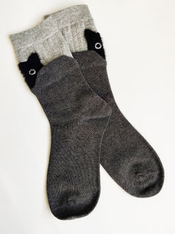 Носки р.35-40 Cats Серые - Krumpy фото 7