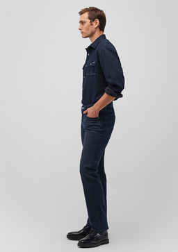 Hunter Mavi Pro Puslu Murekkep Mavi Jean Pantolon  фото 2