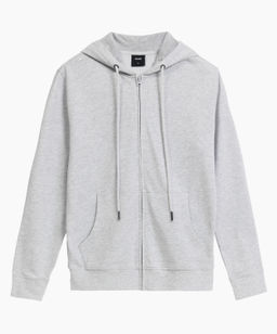 ATLANTIC HMT-001 Худи мужское French Terry светло-серый меланж фото 2