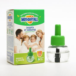 Жидкость от комаров, Mosquitall Защита для всей семьи, 60 ночей, 30 мл
