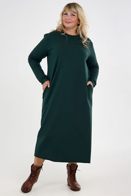 Платье-футер-длинное