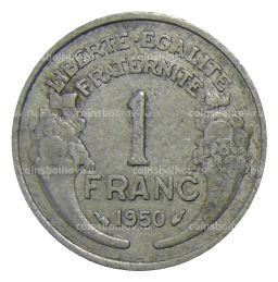 1 франк 1950 года Франция