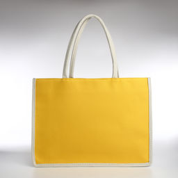Сумка пляжная без застёжки, цвет молочный/жёлтый - Simaland фото 2