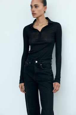 TRF MOM FIT HIGH-WAIST JEANS - Zara фото 13